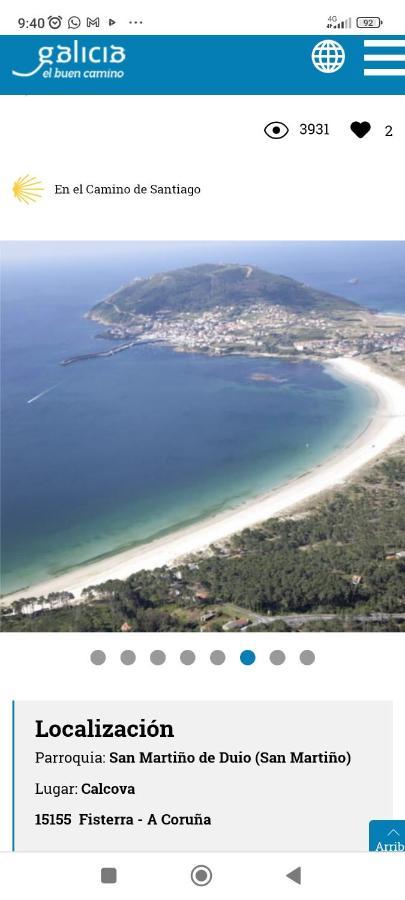 Piso Playa Langosteira Leilighet Finisterre Eksteriør bilde
